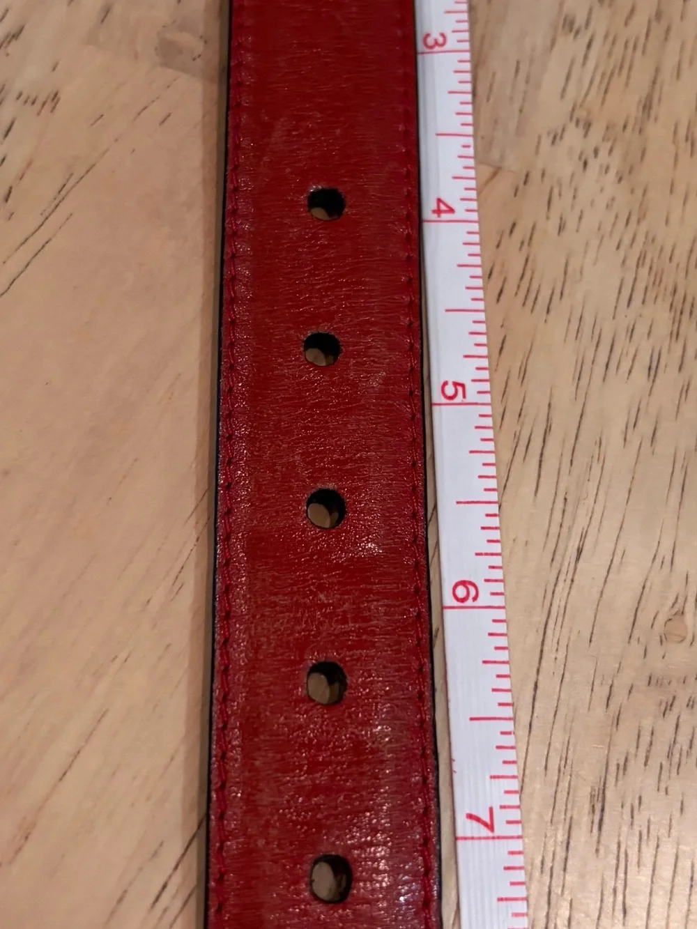 Vintage Etienne Aigner Burgundy Leather Belt Horseshoe A Buckle